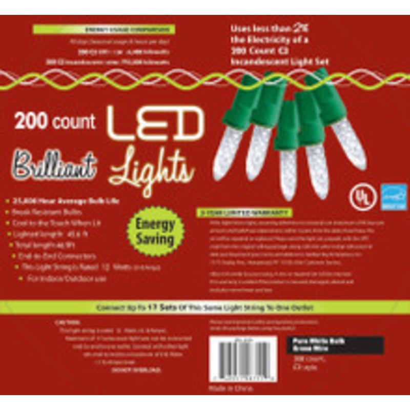 HOLIDAY LIGHTS 200L C3 PURE WT