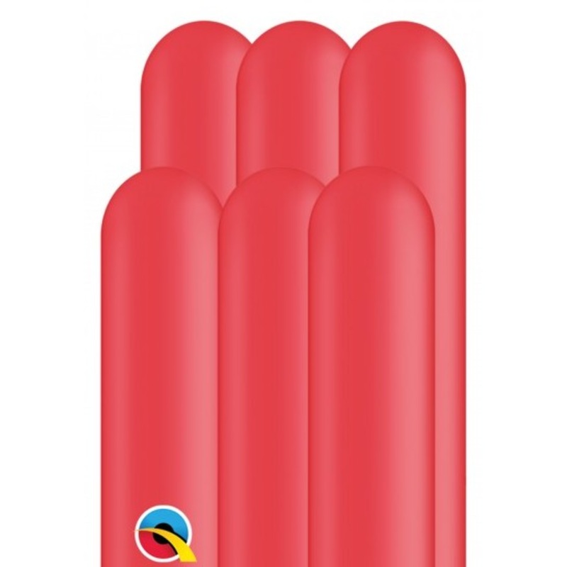 100 modeling balloons 260Q red 1.5m