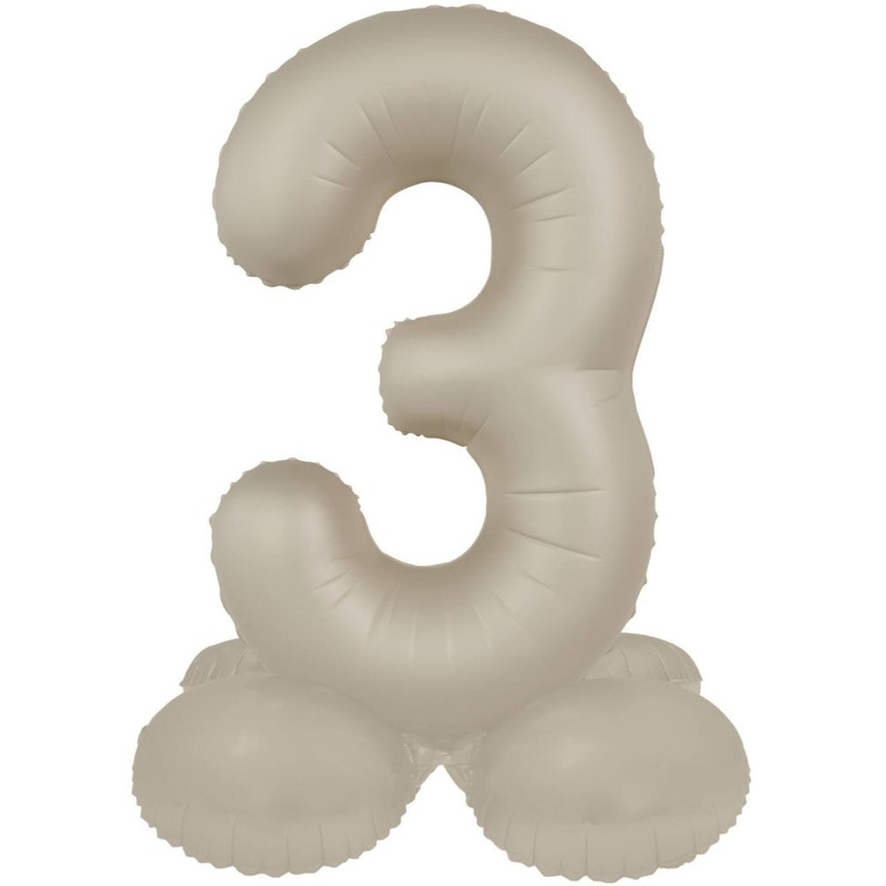 Creamy Latte 3 foil balloon standing matt 41cm
