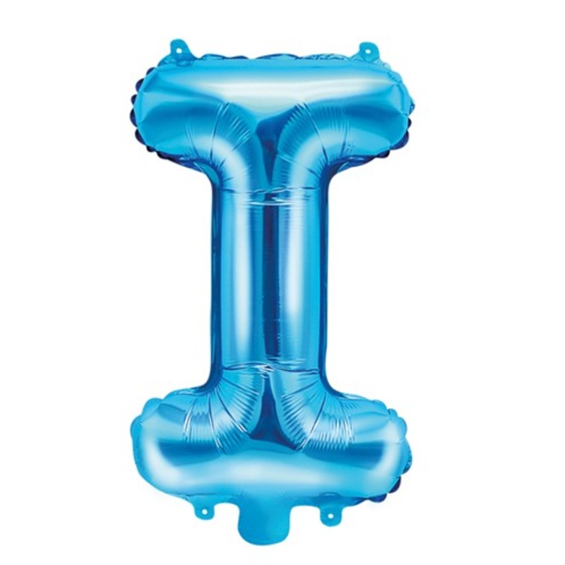 Foil balloon I azure blue 35cm