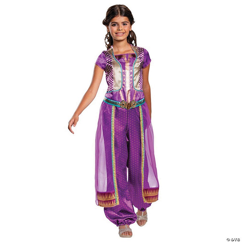 Girl’s Classic Aladdin Live Action Purple Jasmine Costume