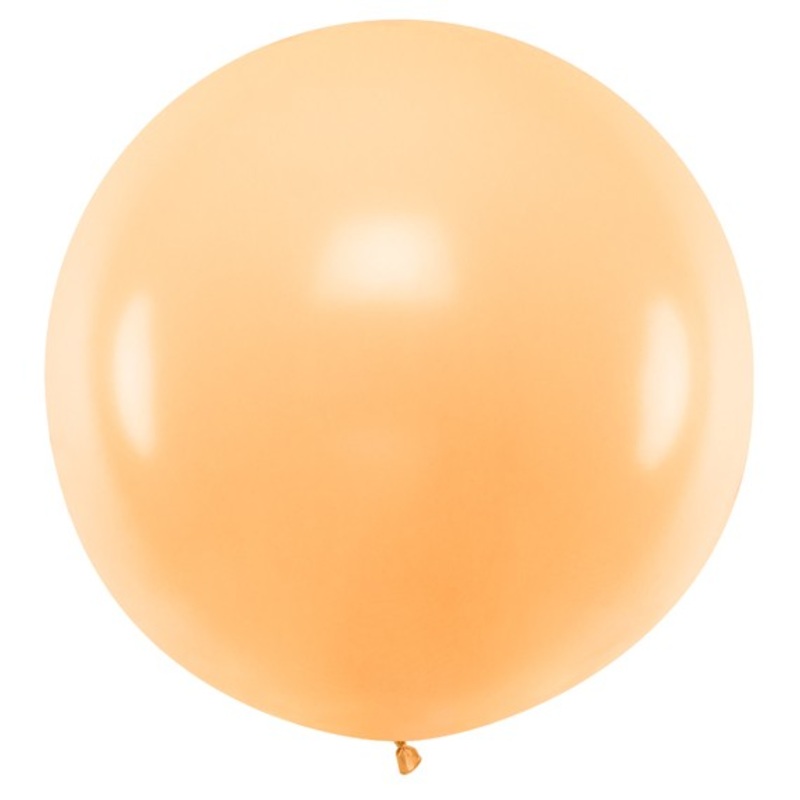 XXL balloon party giant apricot 1m