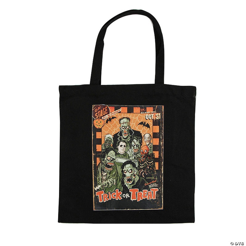 Halloween Trick-or-Treat Bag – Live Monsters Poster Graphic