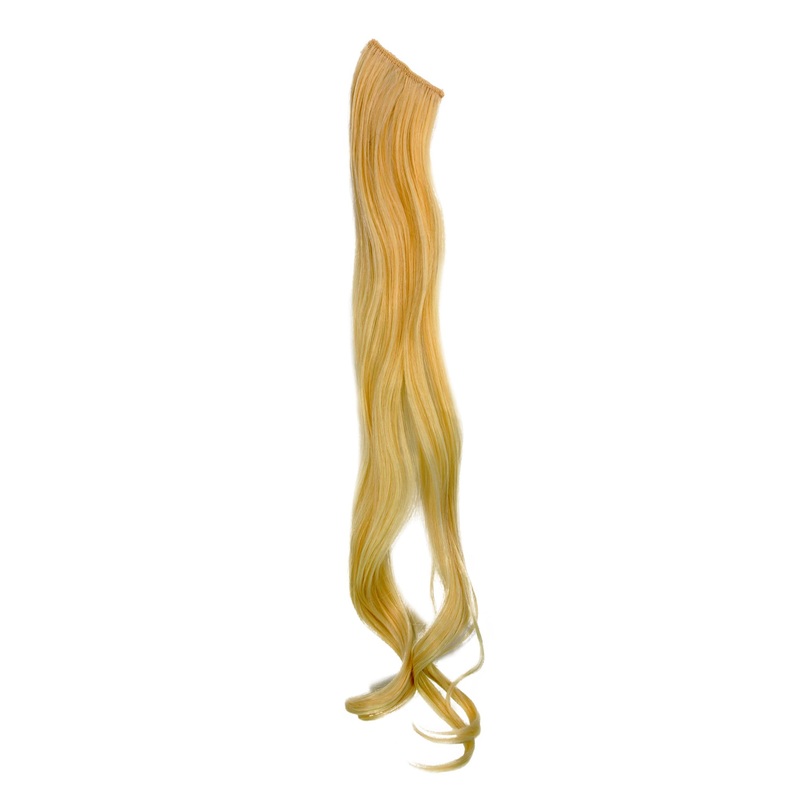 2 Clips Extension strand wavy 65 cm light blonde YZF-P2C25-613