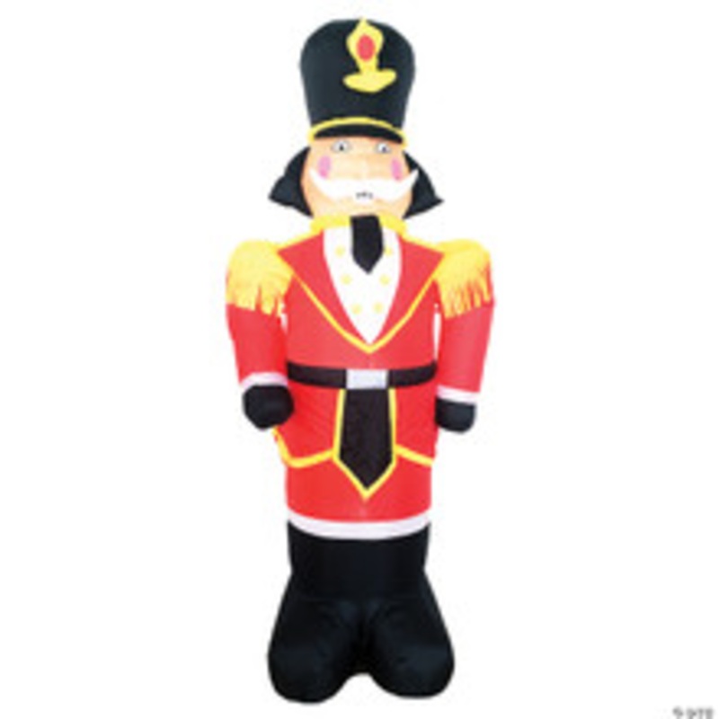 84 Blow Up Inflatable Nutcracker Soldier Outdoor Yard Decoration