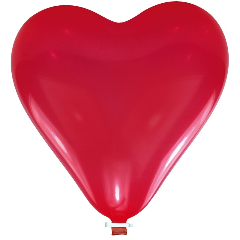 Big Love heart balloon red 60cm