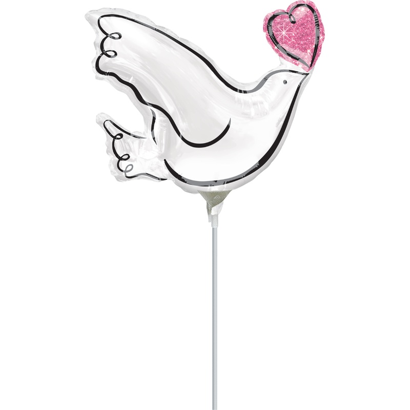 Rod balloon wedding dove