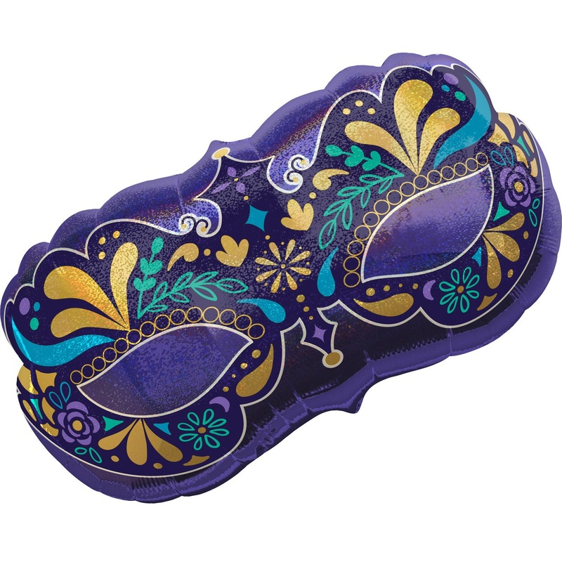 Masked ball foil balloon 76 x 40cm