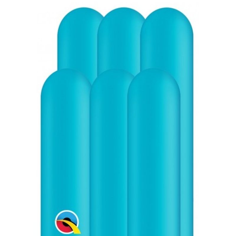100 modeling balloons 260Q aquamarine 1.5m