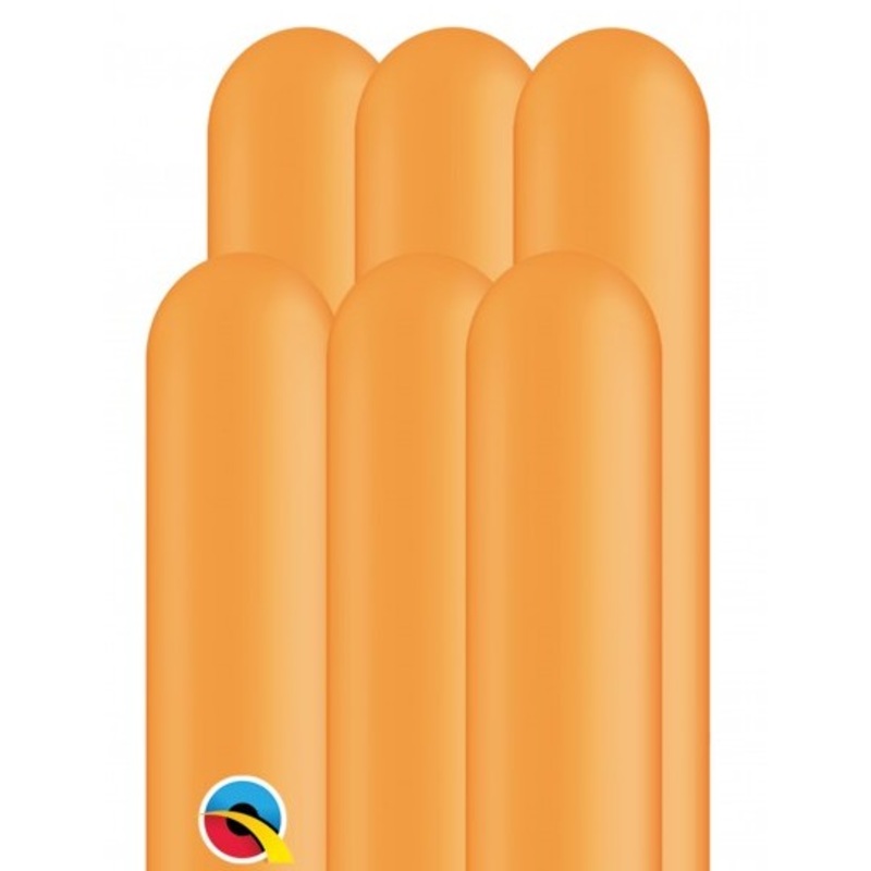 100 modeling balloons 260Q orange 1.5m