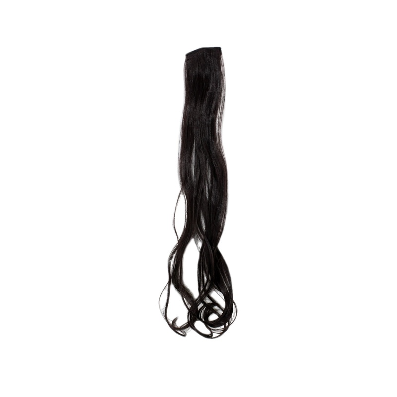 2 Clips Extension strand wavy 65 cm dark brown YZF-P2C25-4