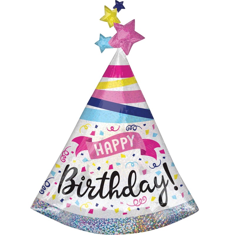 Happy Confetti Birthday balloon 68 x 91cm