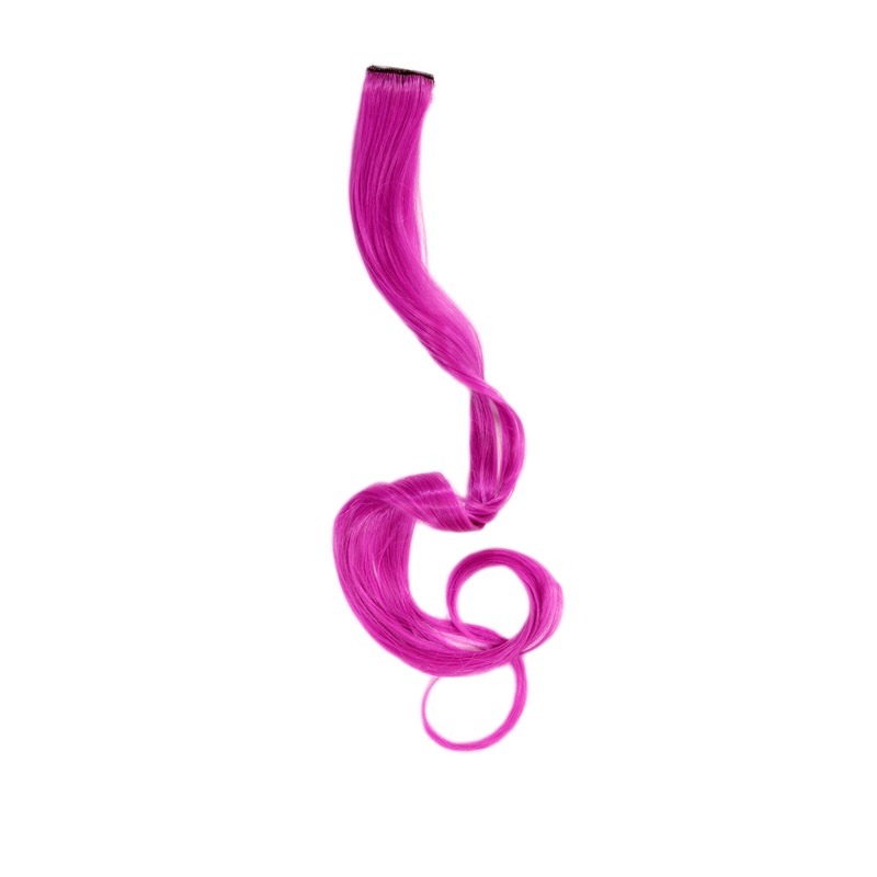 1 Clip Extension strand wavy 65 cm dark pink YZF-P1C25-T1855