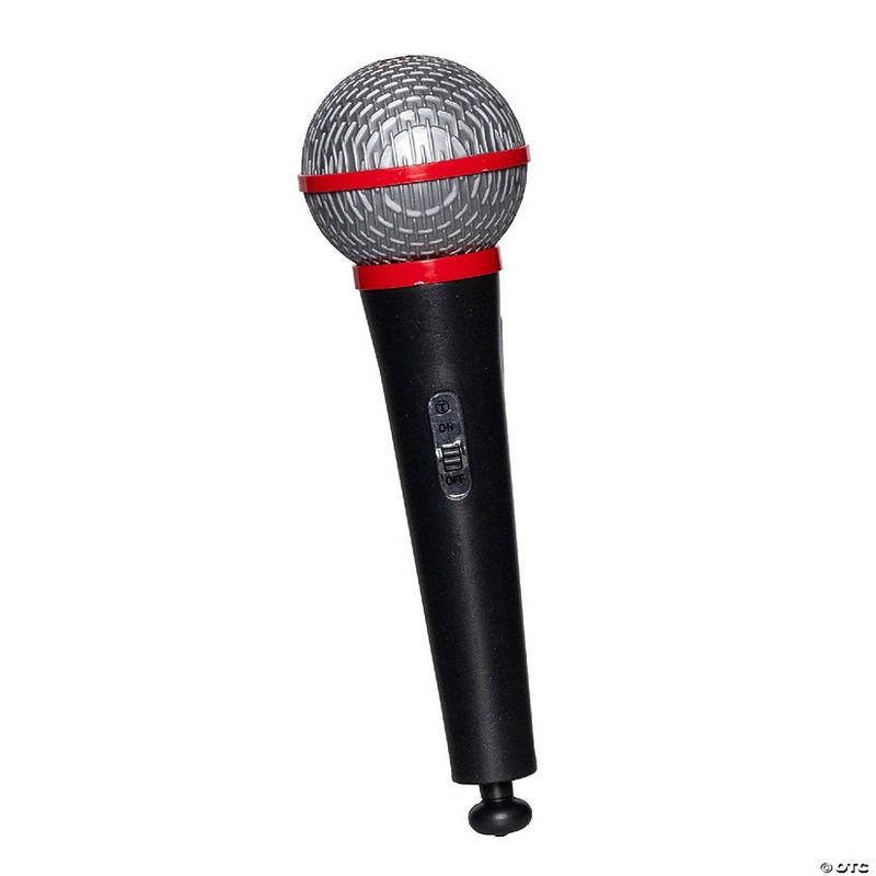 Microphone 8 Inch Adult Costume Accessory