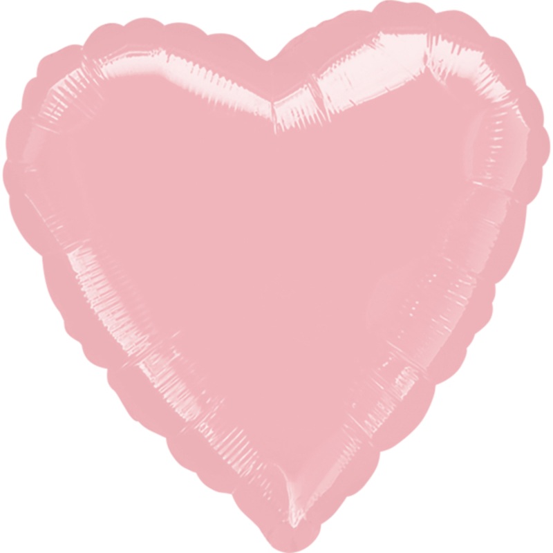 Rosy Heart foil balloon 43cm