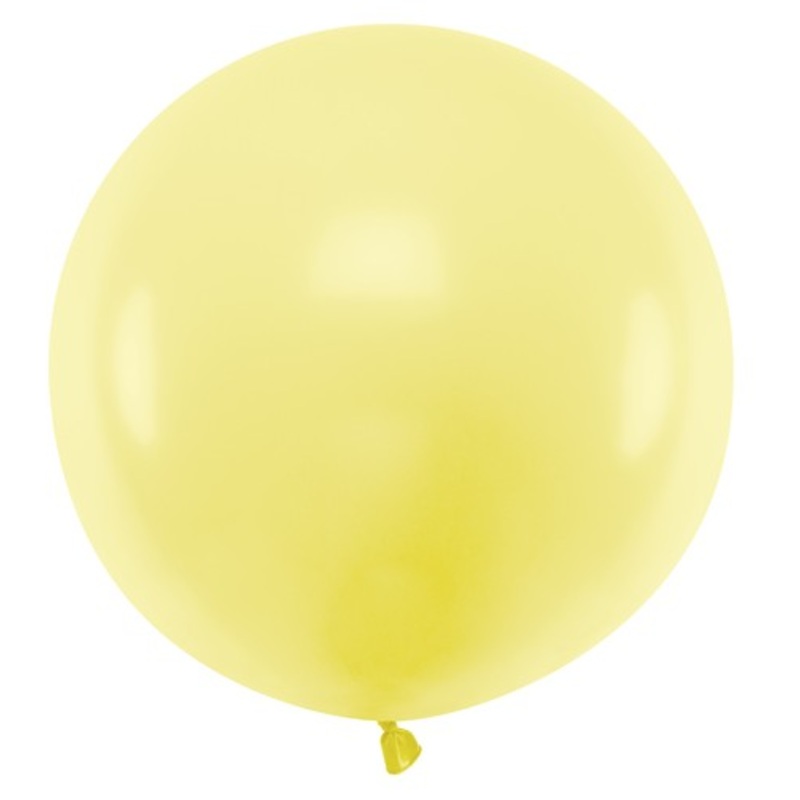 XL balloon party giant lemon yellow 60cm
