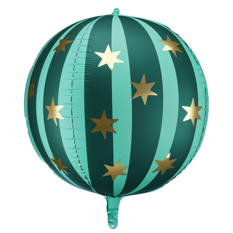 Green foil balloon star ball 75cm