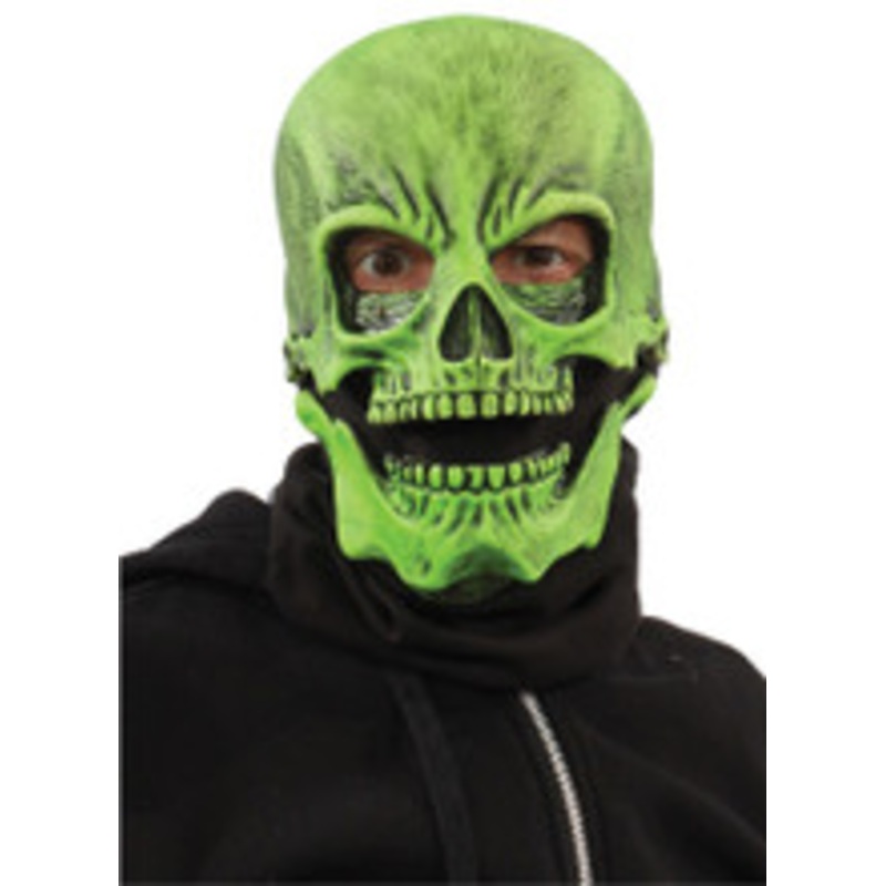 SOCK SKULL MASK UV GREEN