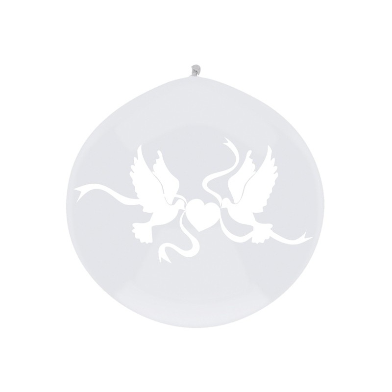 XXL balloon wedding lovebirds 1m