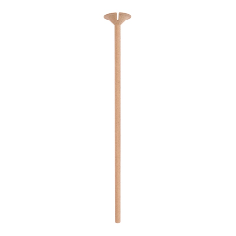 100 white balloon sticks with holder 38.5 cm