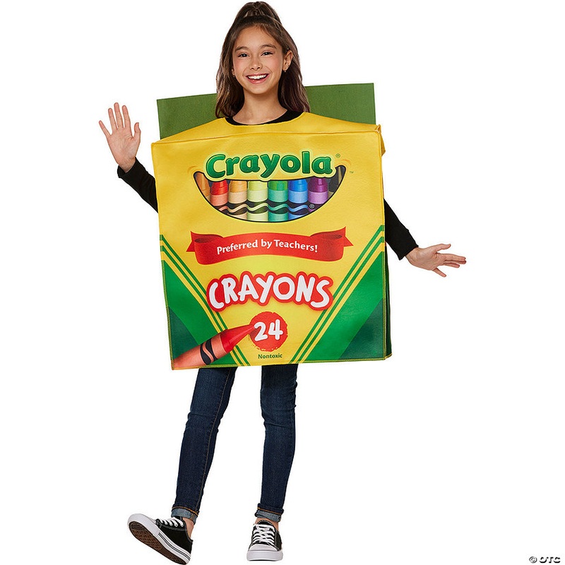 Kids Crayola 3D Foam Box Costume – One Size