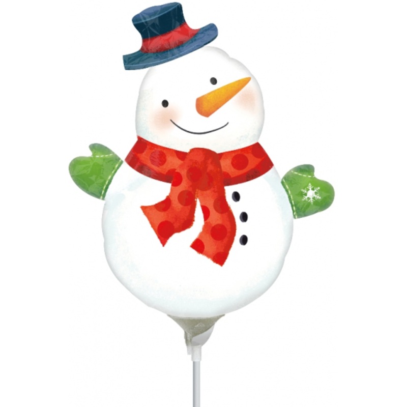 Snowman Karli stick balloon 37m