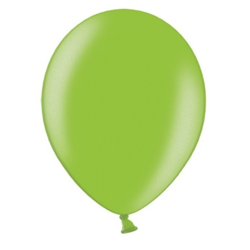 100 latex balloons lime green 25cm