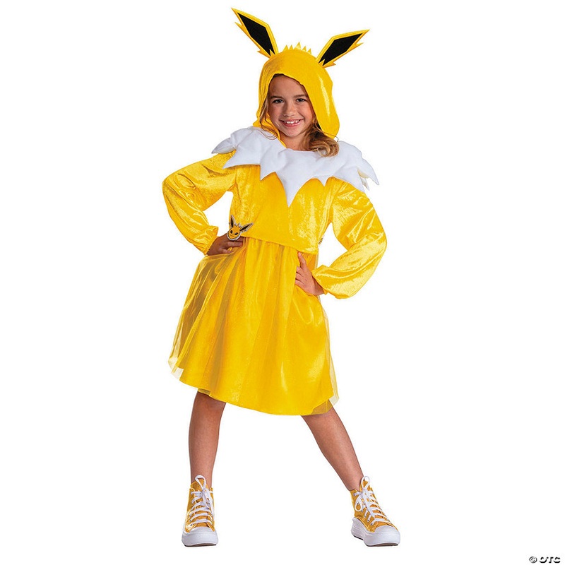 Kids Pokmon Jolteon Hooded Dress Costume