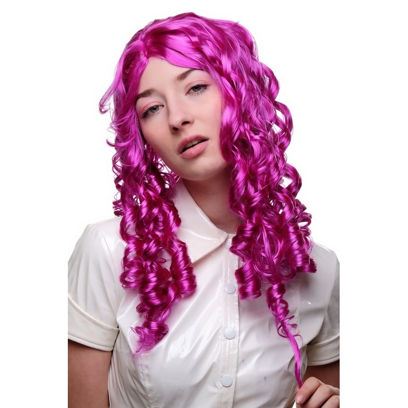 Lady wig long colonial Baroque curls coils cosplay Gothic Lolita Steampunk 3078