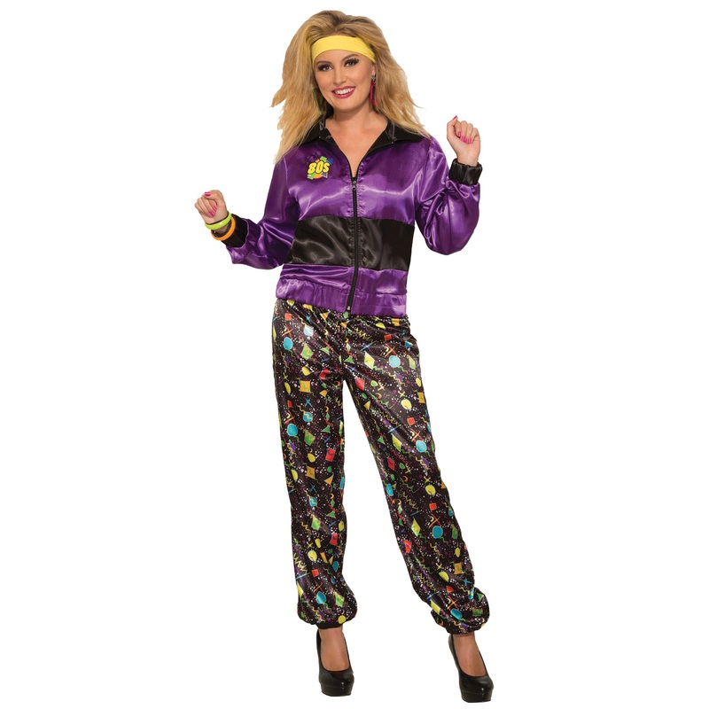 1980’s Track Suit Female Adult Costume Standard