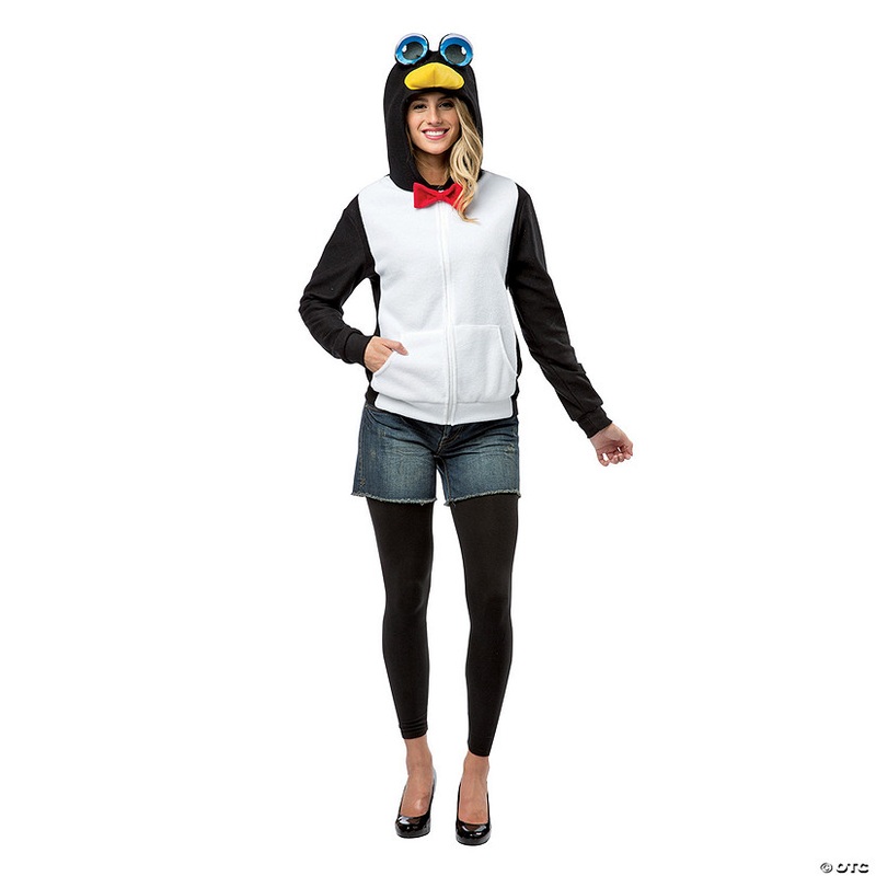 Adult Penguin Hoodie|MEDIUM