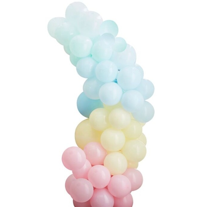 Balloon garland pastel cloud