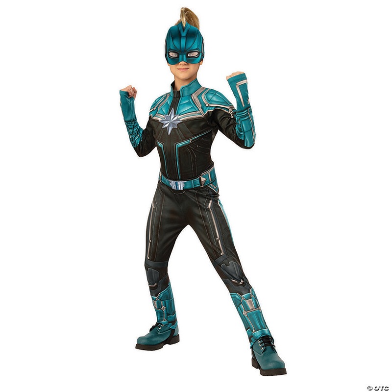 Girl’s Deluxe Captain Marvel Kree Costume