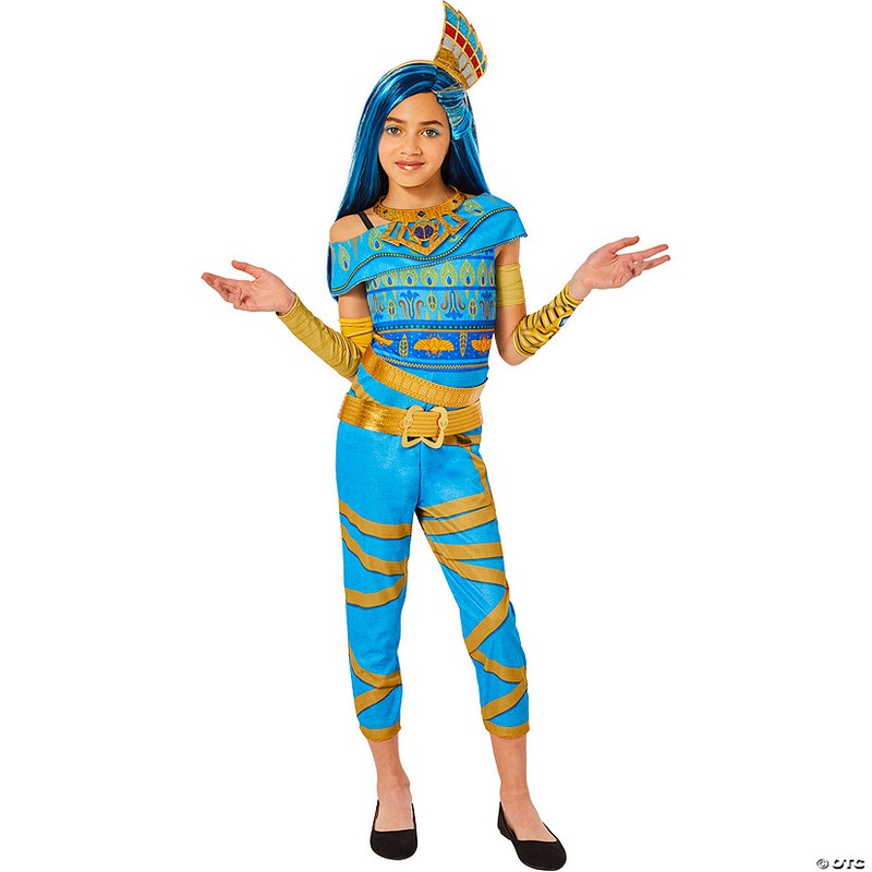 Kids Monster High Blue & Gold Cleo De Nile Costume – Small