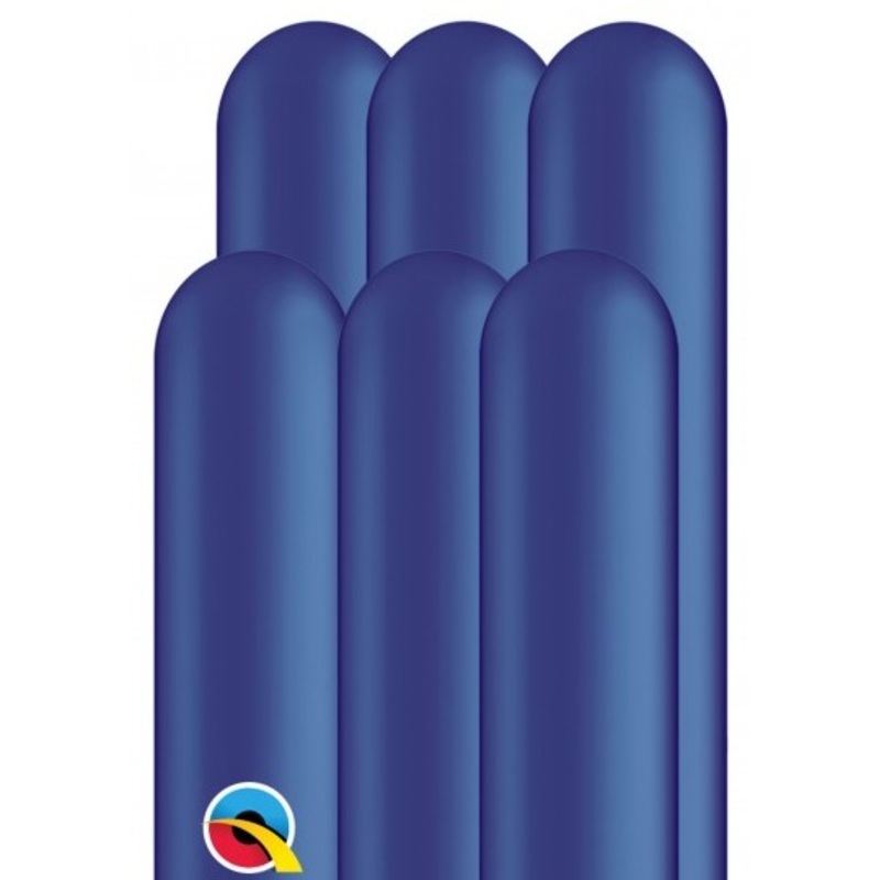 100 modeling balloons 260Q dark blue 1.5m