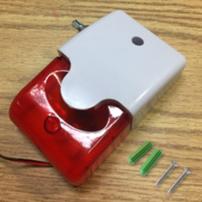 12V DC Flashing Light & Alarm & Siren – Escape Room Prop