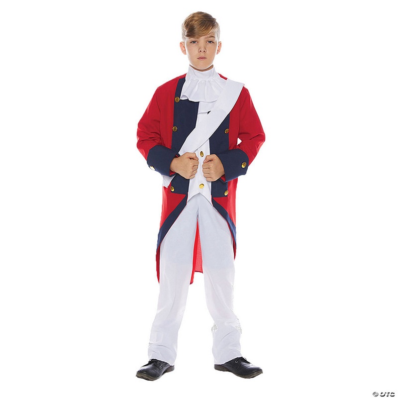 Boy’s Redcoat Soldier Costume|CHLDMD|CHLDLRG
