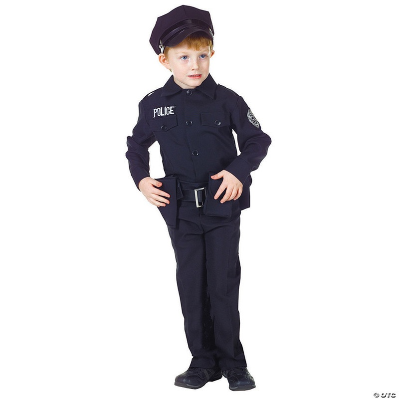 Kids Police Officer Costume|LARGE|MEDIUM