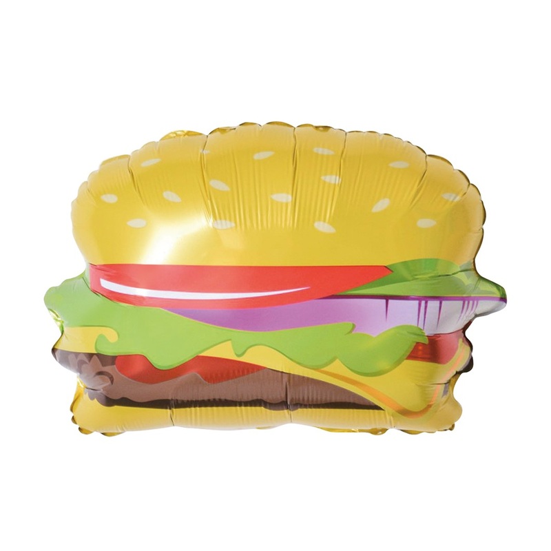 XL foil balloon hamburger 49 x 54cm
