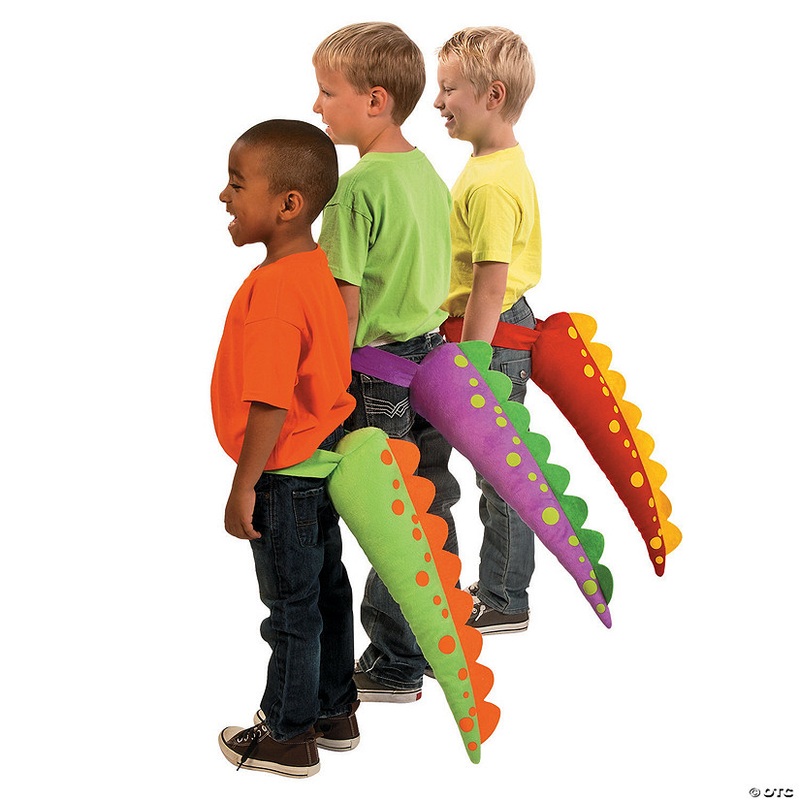 Plush Dinosaur Tails – 6 Pc.