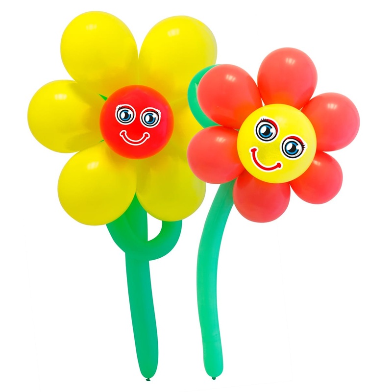 DIY balloon set summer flowers
