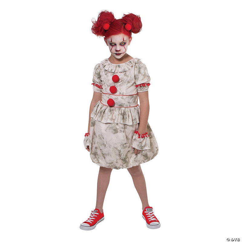Girl’s Dancing Clown Costume|LARGE