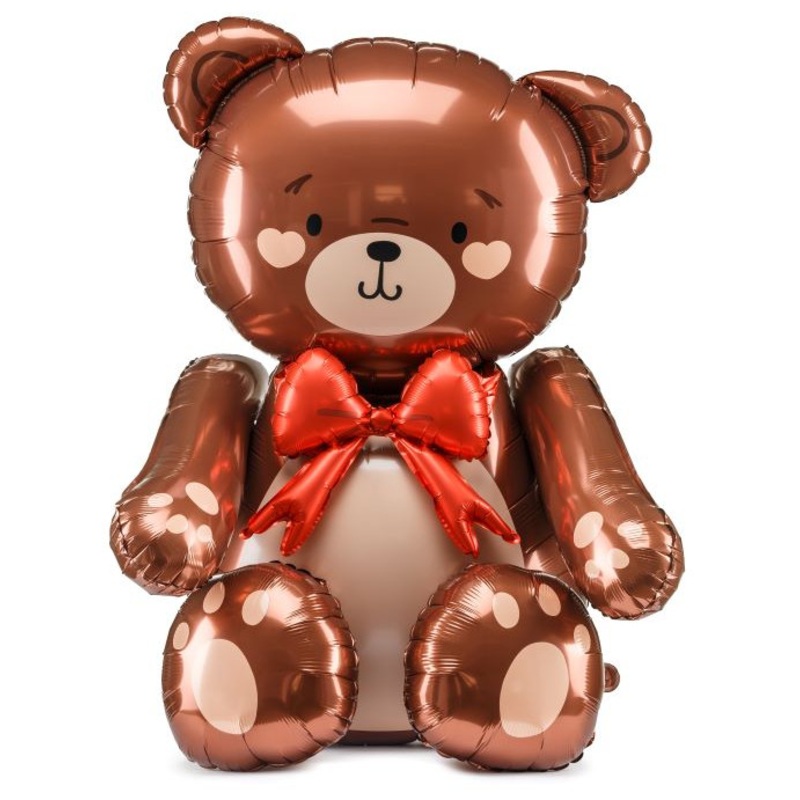 Standing Foil Balloon Teddy Bear Brumm 59 x 88cm