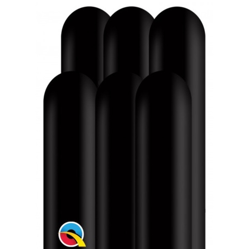 100 modeling balloons 260Q black 1.5m