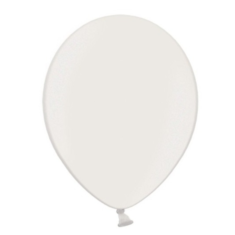 100 pearl metallic latex balloons