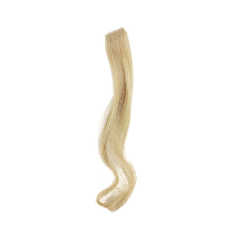 1 Clip-In Extension Strand wavy Blonde Yellow Blonde YZF-P1C18-86