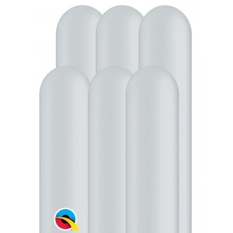 100 modeling balloons 260Q light gray 1.5m