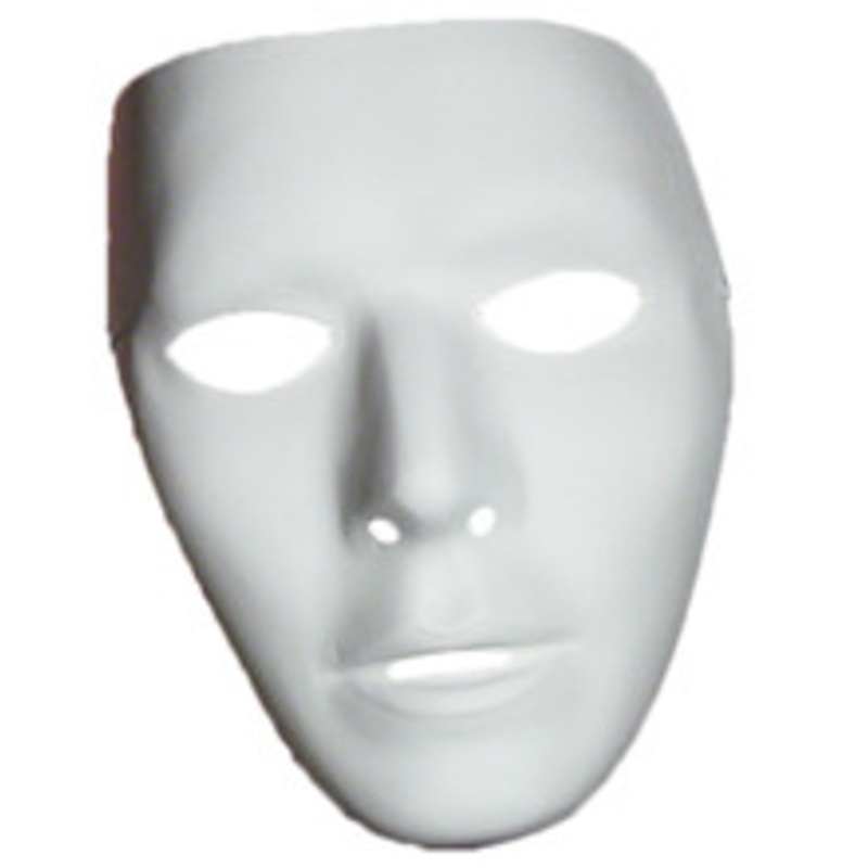 BLANK MALE MASK