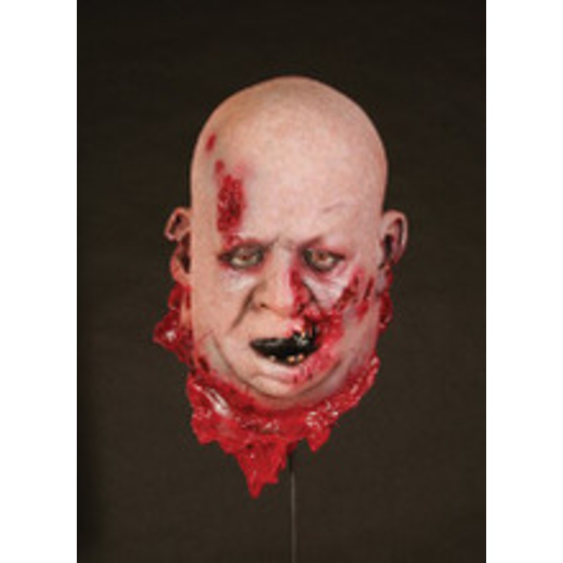 Fat Zombie Head Halloween Prop