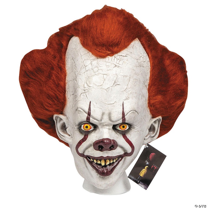 Stephen Kings IT Deluxe Pennywise Adults Overhead Latex Mask – One Size